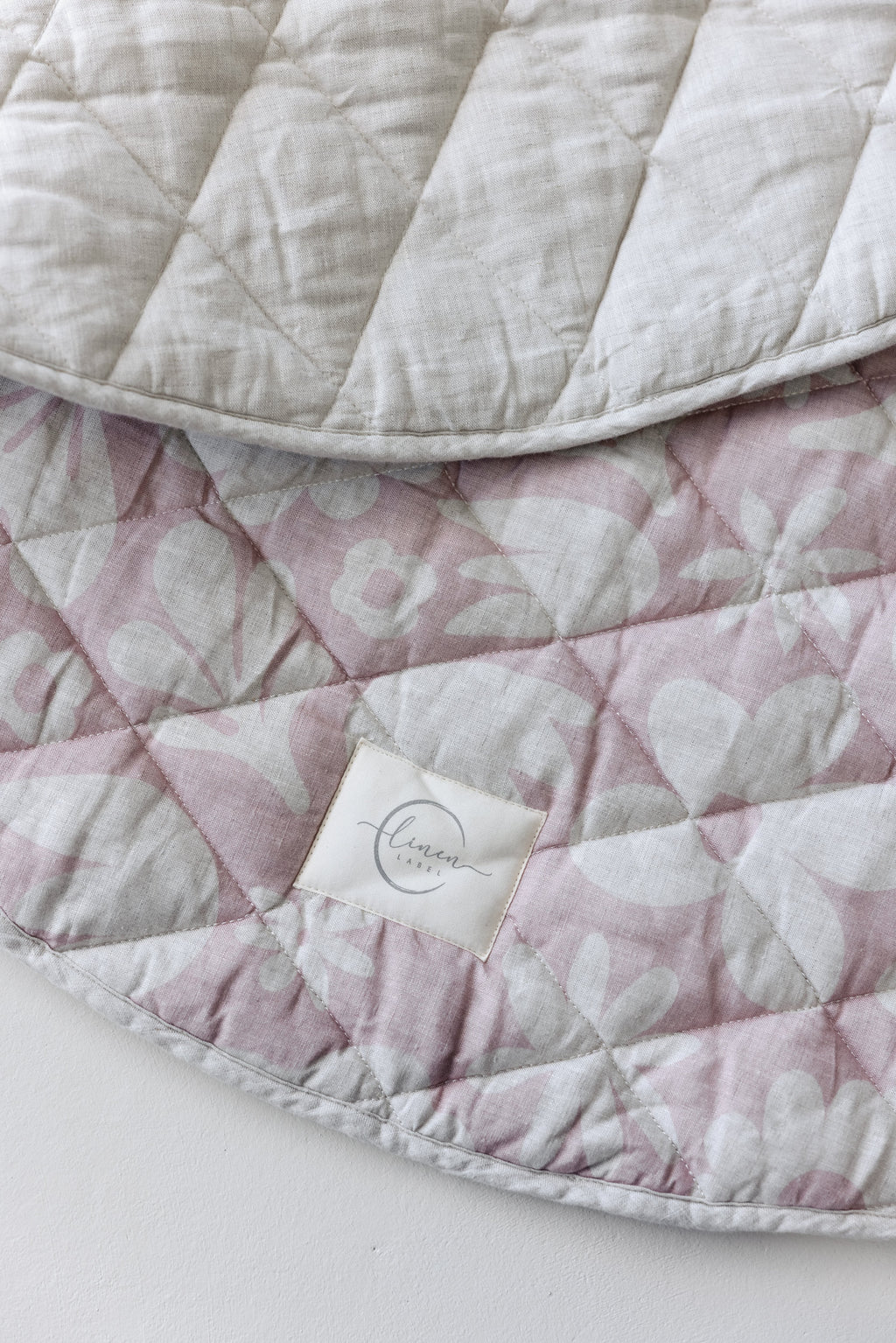 Round Play Mat- Blush print