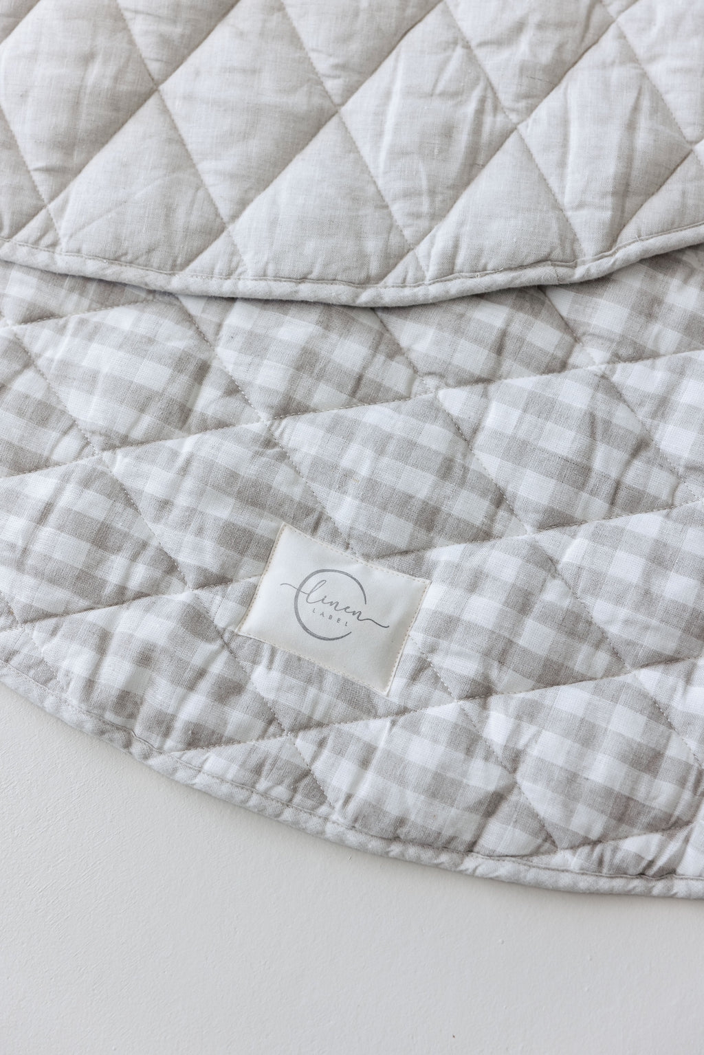 Oat & Gingham natural - Play Mat