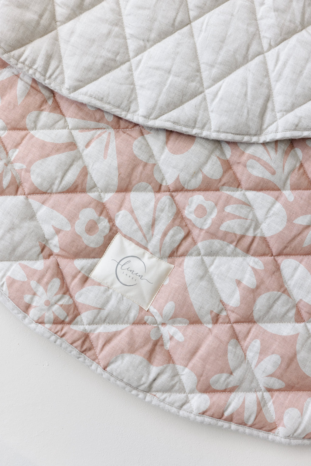 Round Play Mat- Soft Clay print