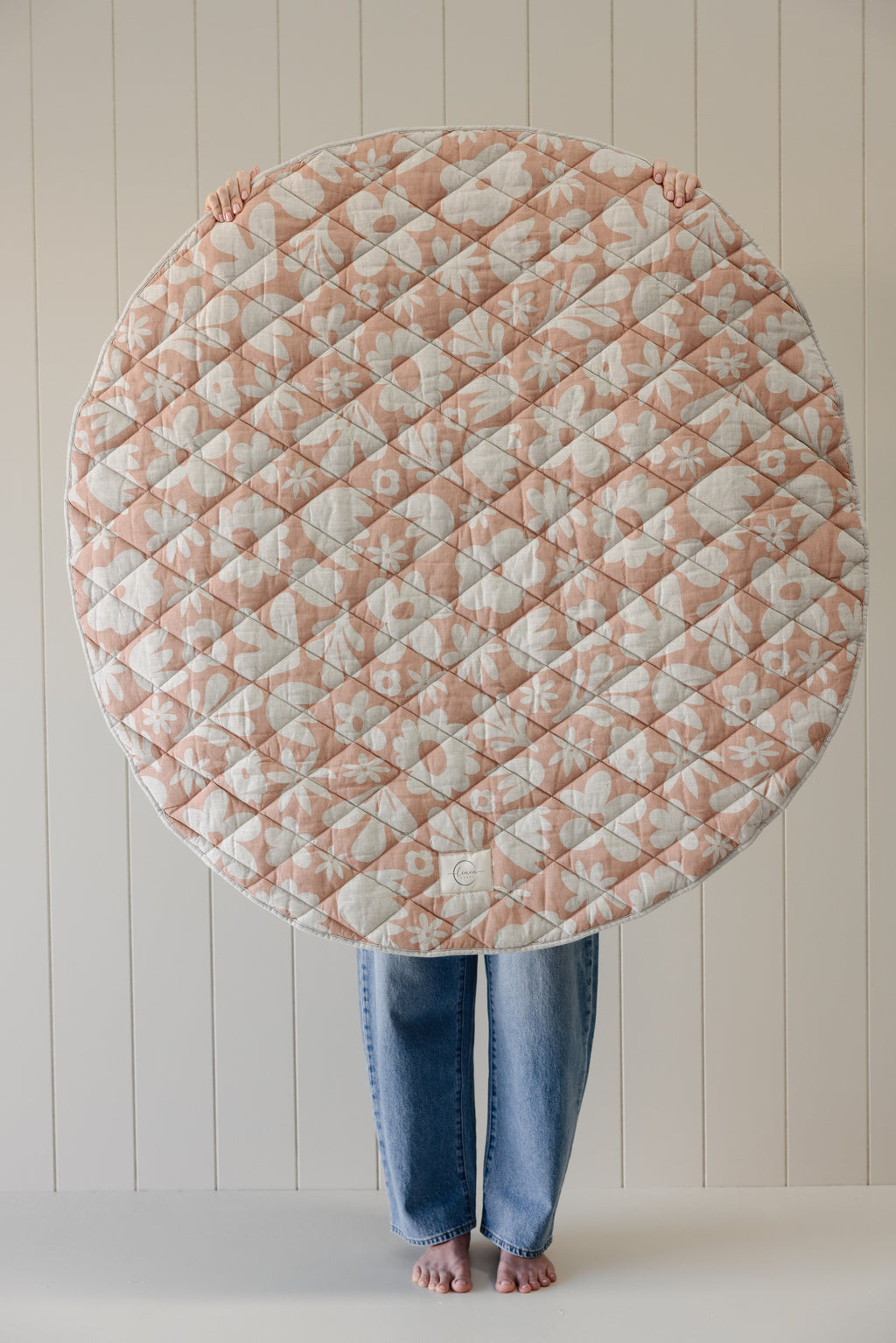 Round Play Mat- Soft Clay print