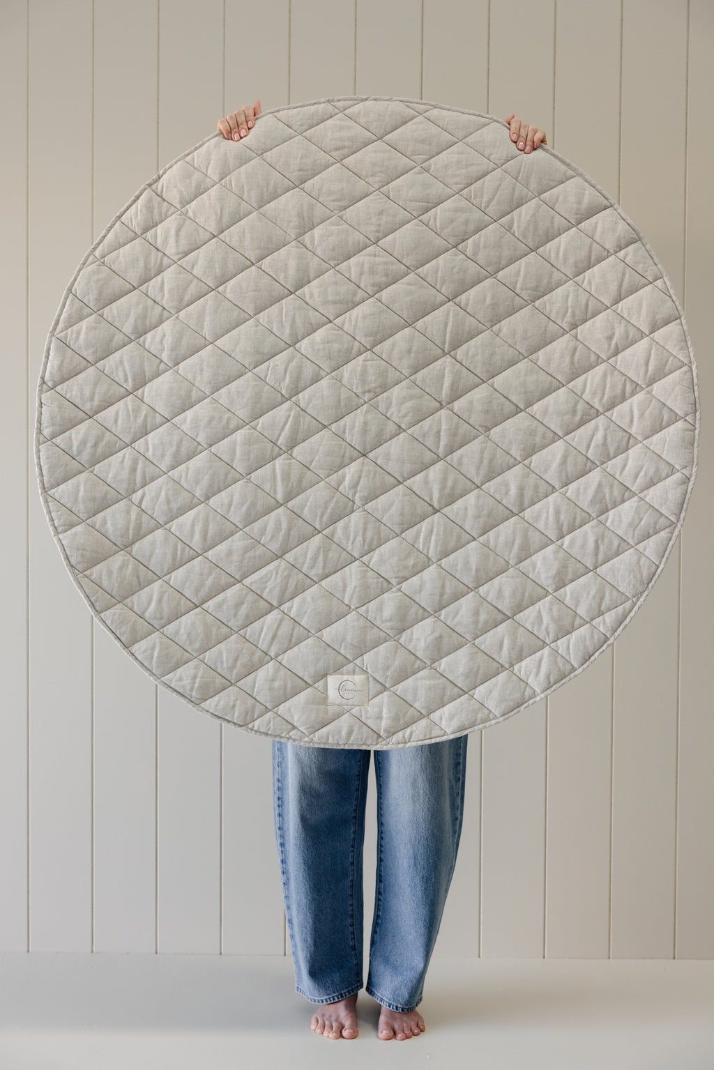 Round Play Mat- Blush print