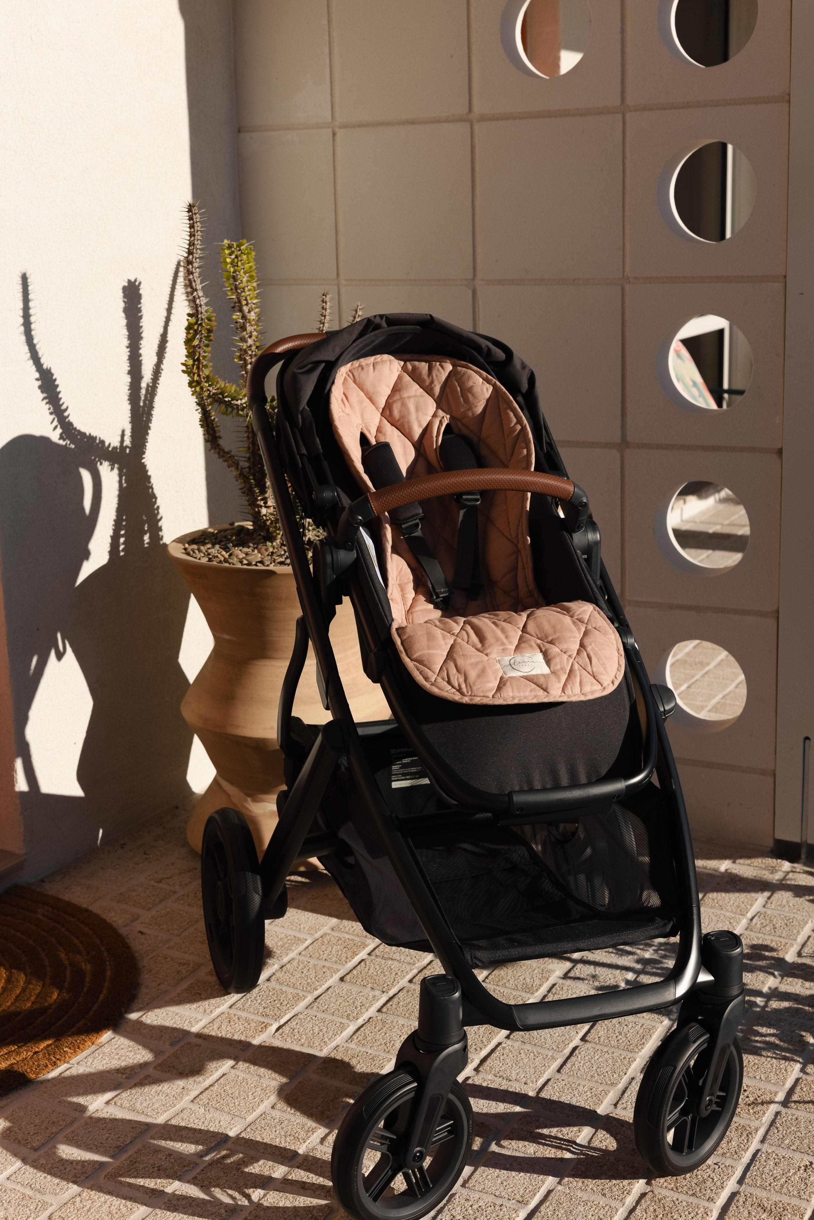 Pram Liner- Clay