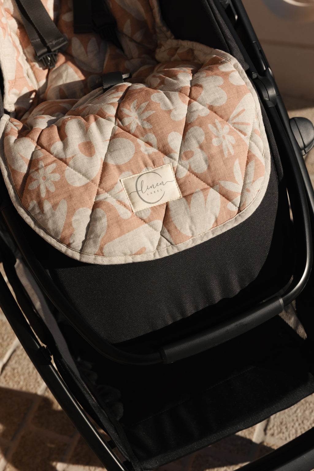 Pram Liner - Soft Clay Print