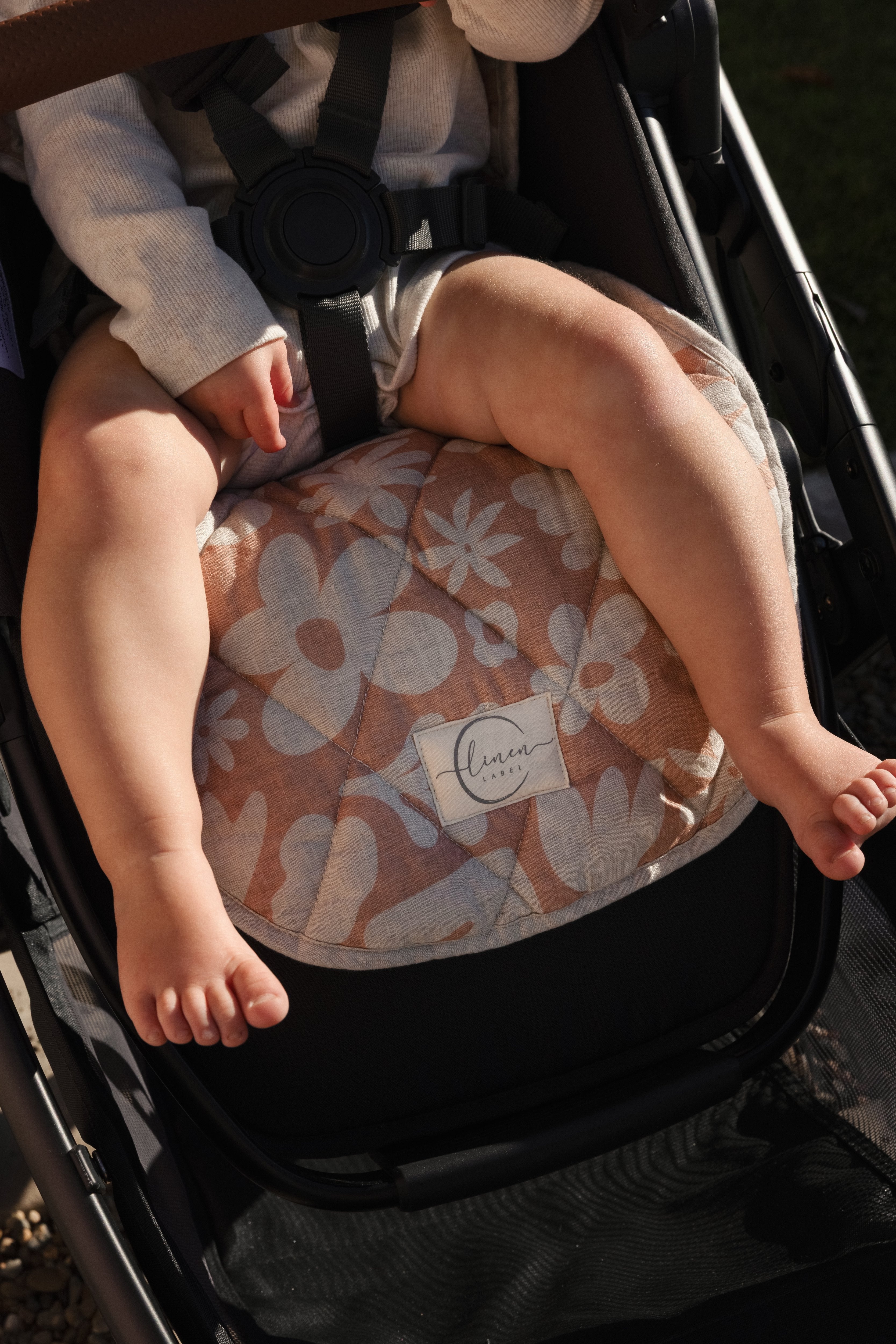 Pram Liner - Soft Clay Print