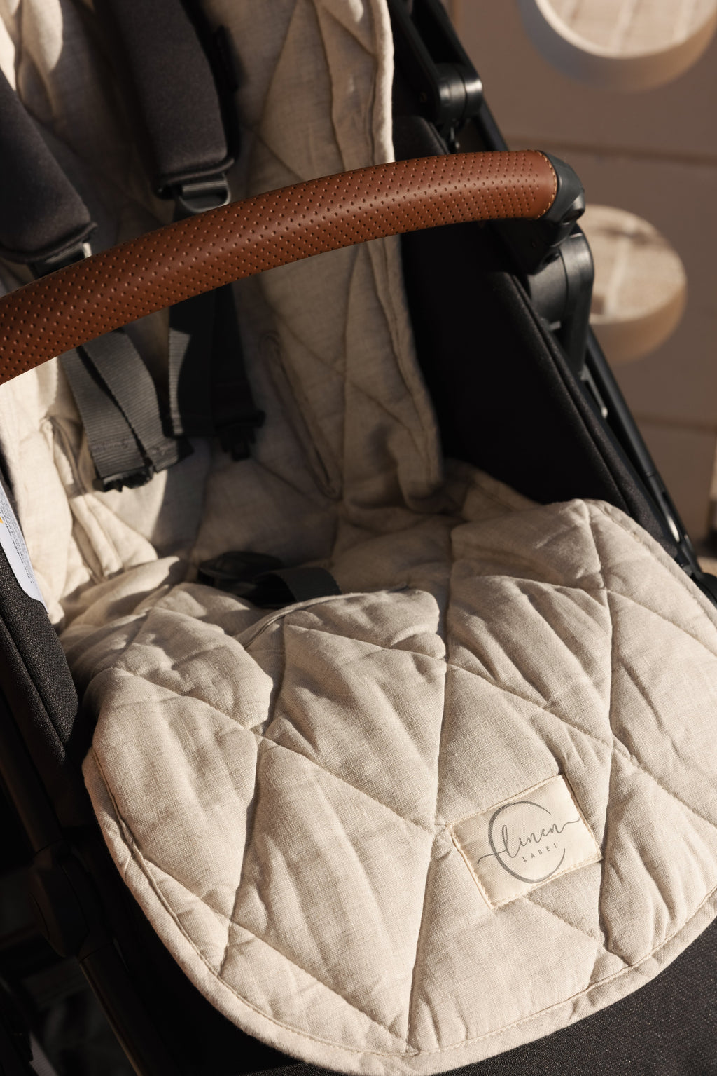 Pram Liner - Soft Clay Print
