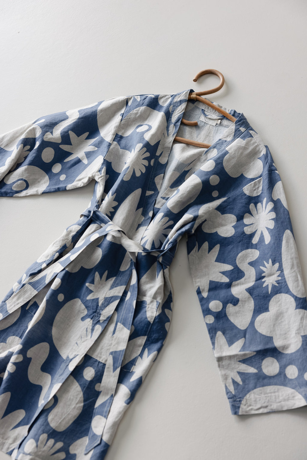 Robe Print- Denim Blue