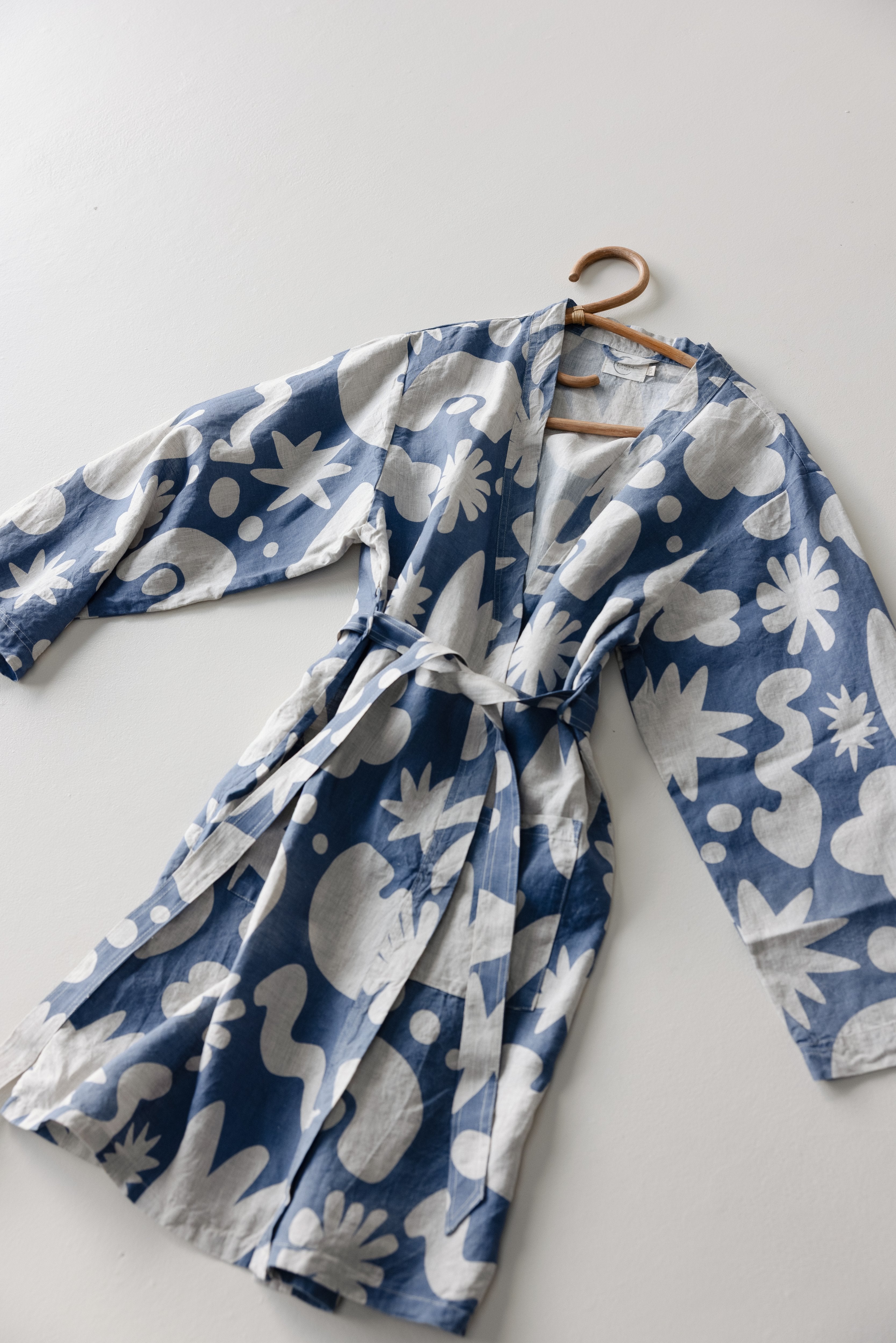 Robe Print- Denim Blue