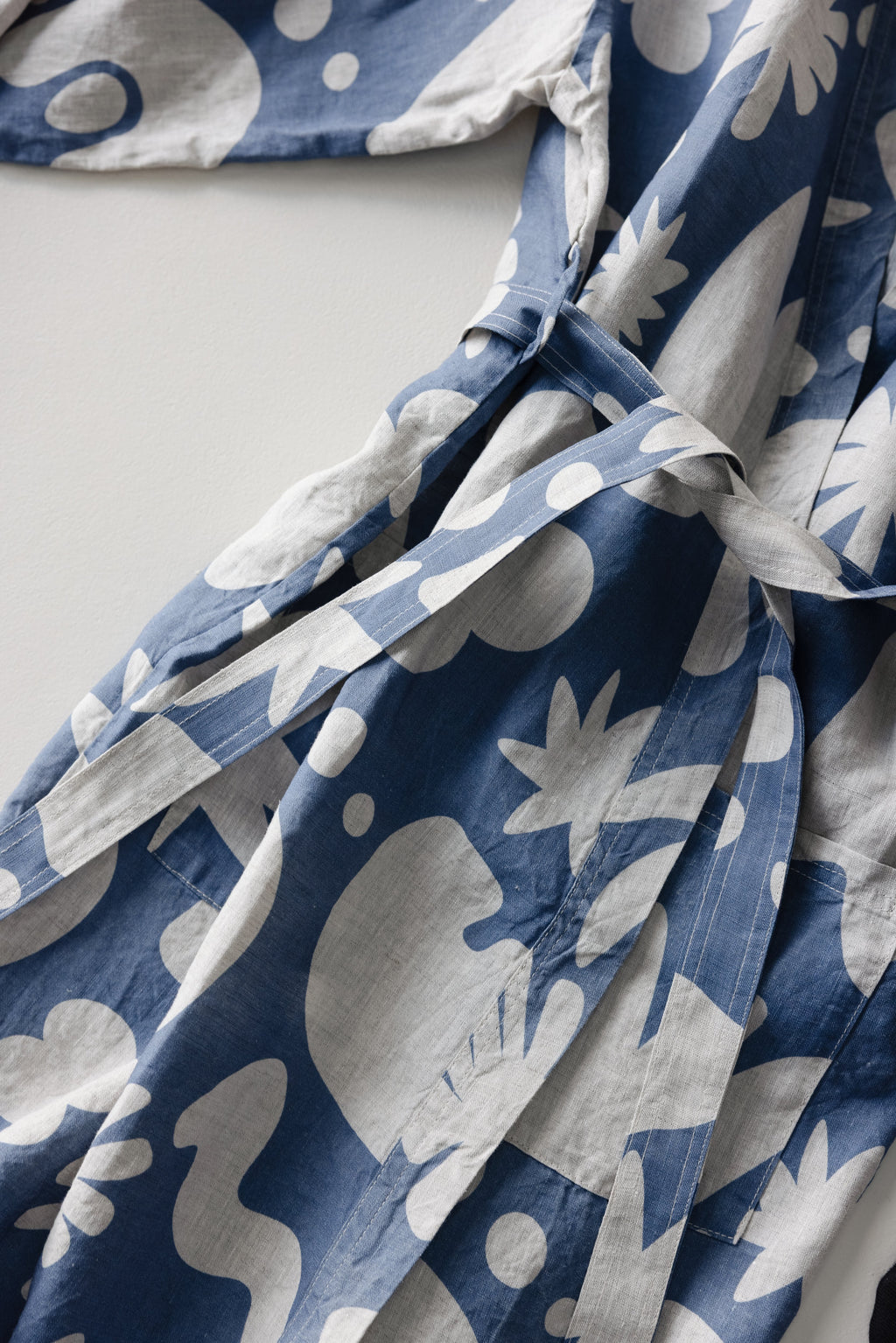 Robe Print- Denim Blue