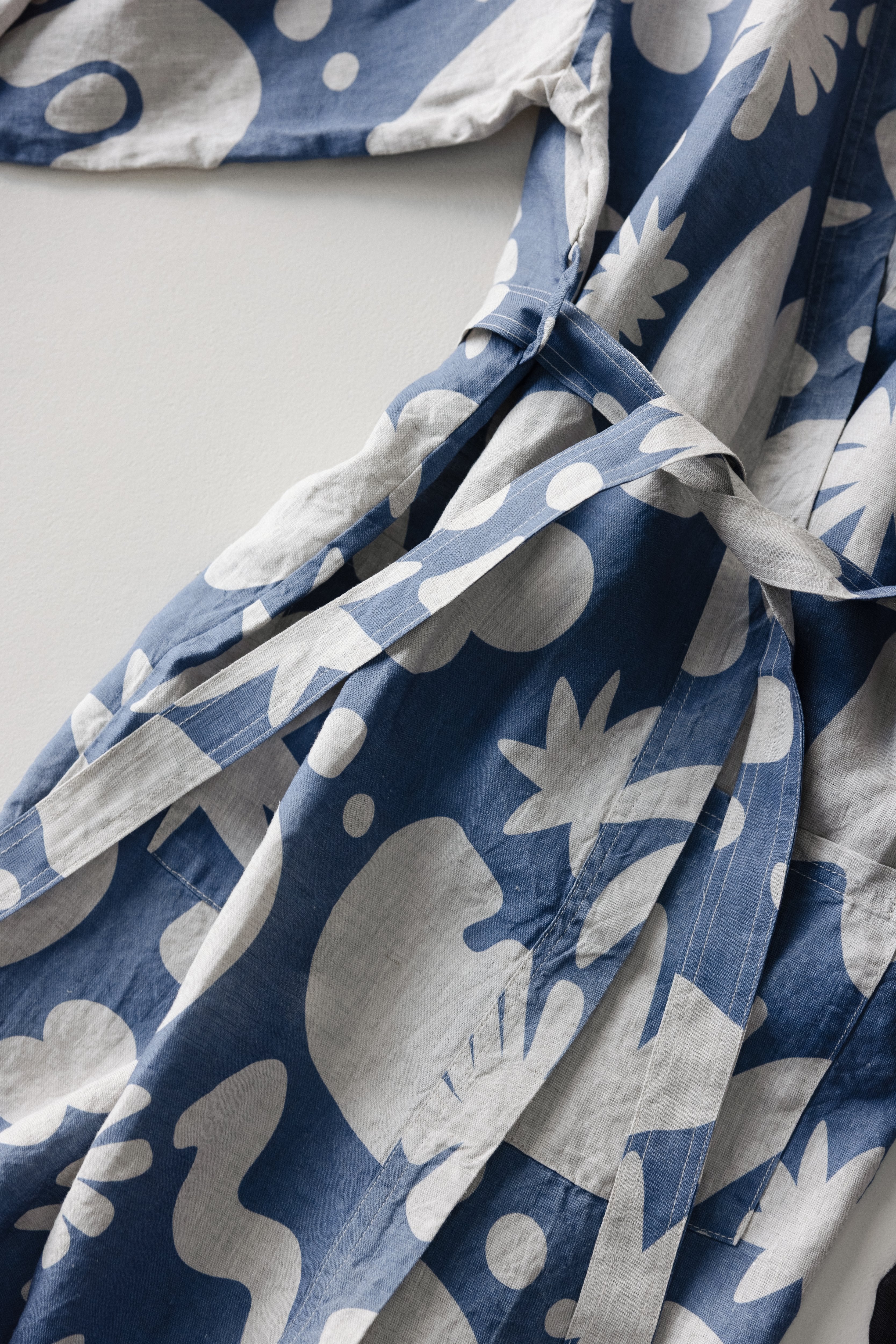 Robe Print- Denim Blue