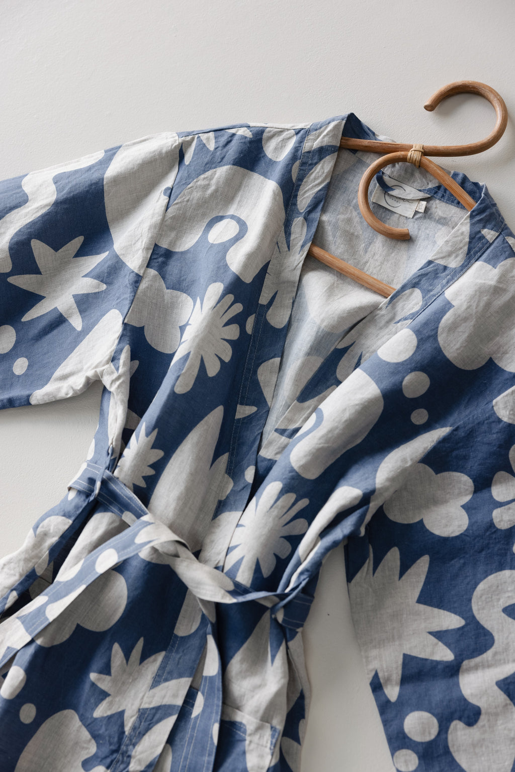 Robe Print- Denim Blue