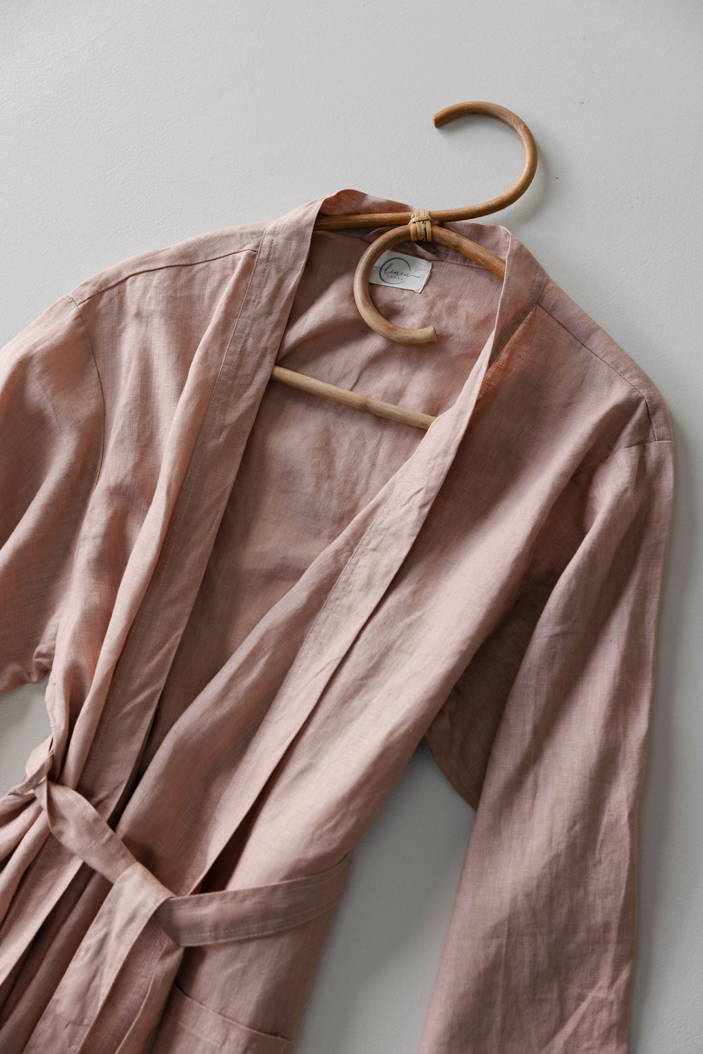 Linen Robe- Soft Clay
