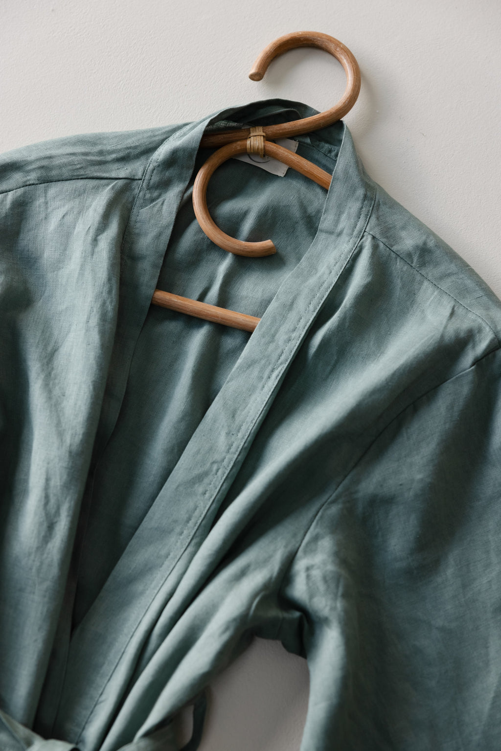 Linen Robe- Opal Sage