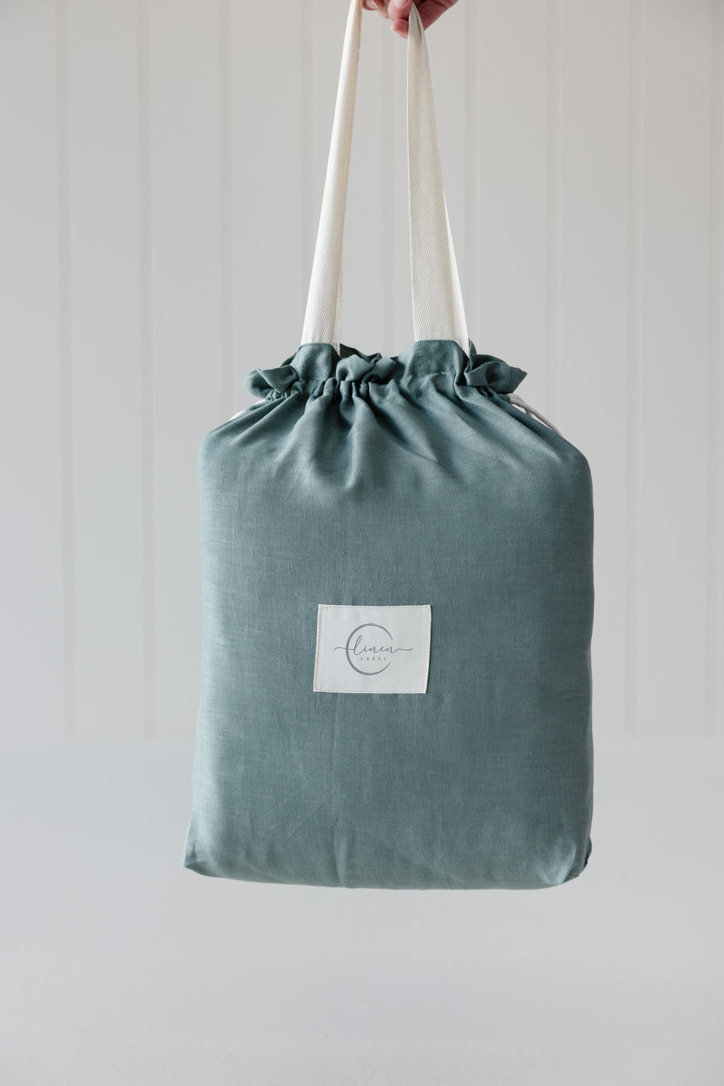 Rectangle Toddler blanket & Play Mat- Solid Opal Sage