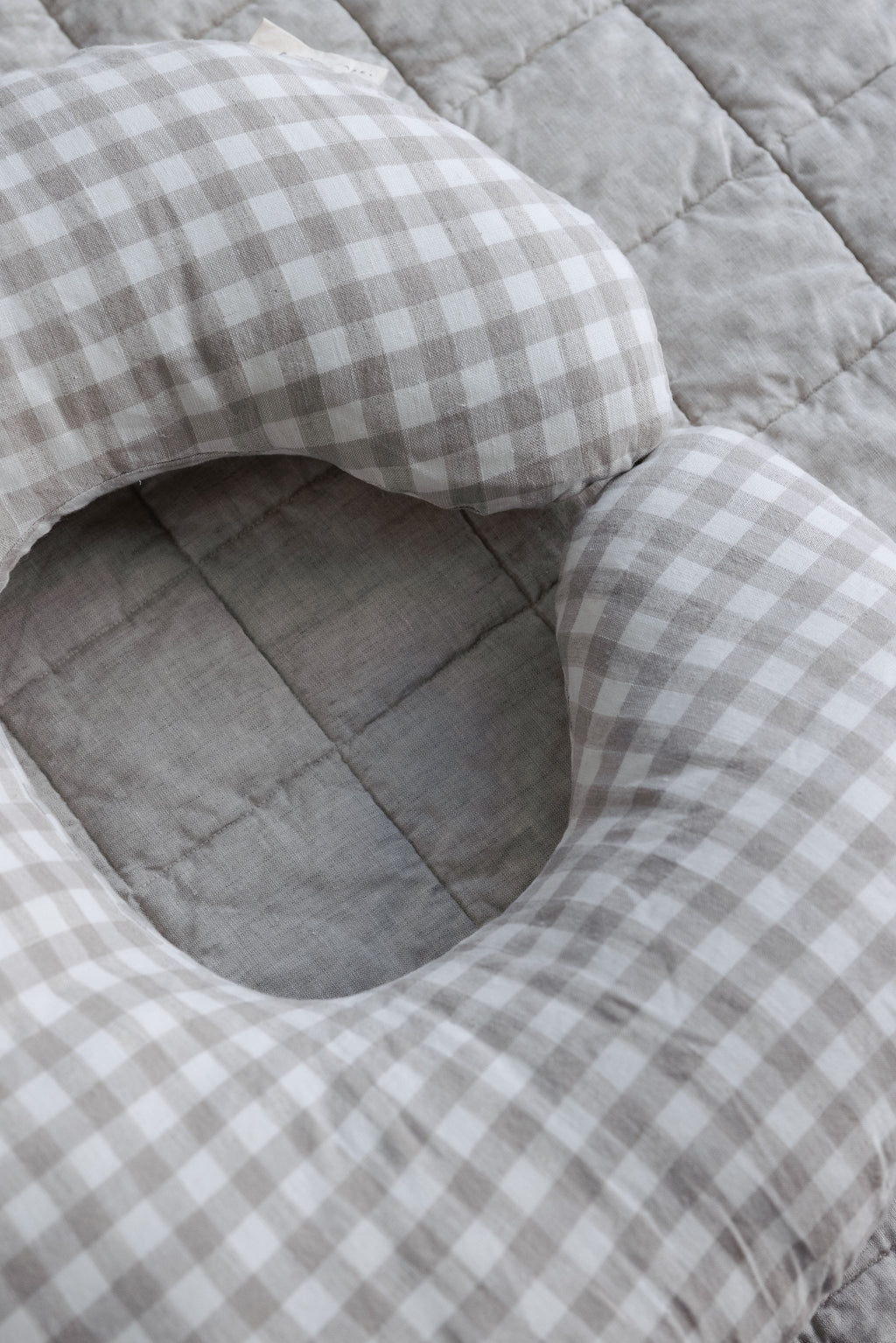 Classic Nursing Pillow & Cover- Gingham