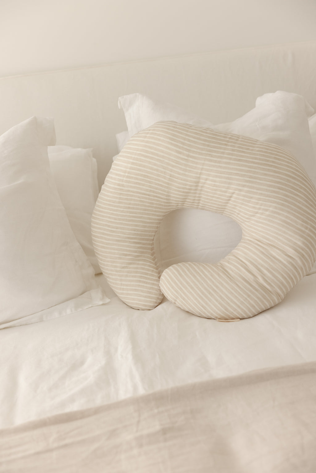 Classic Nursing Pillow & Cover- Stripe