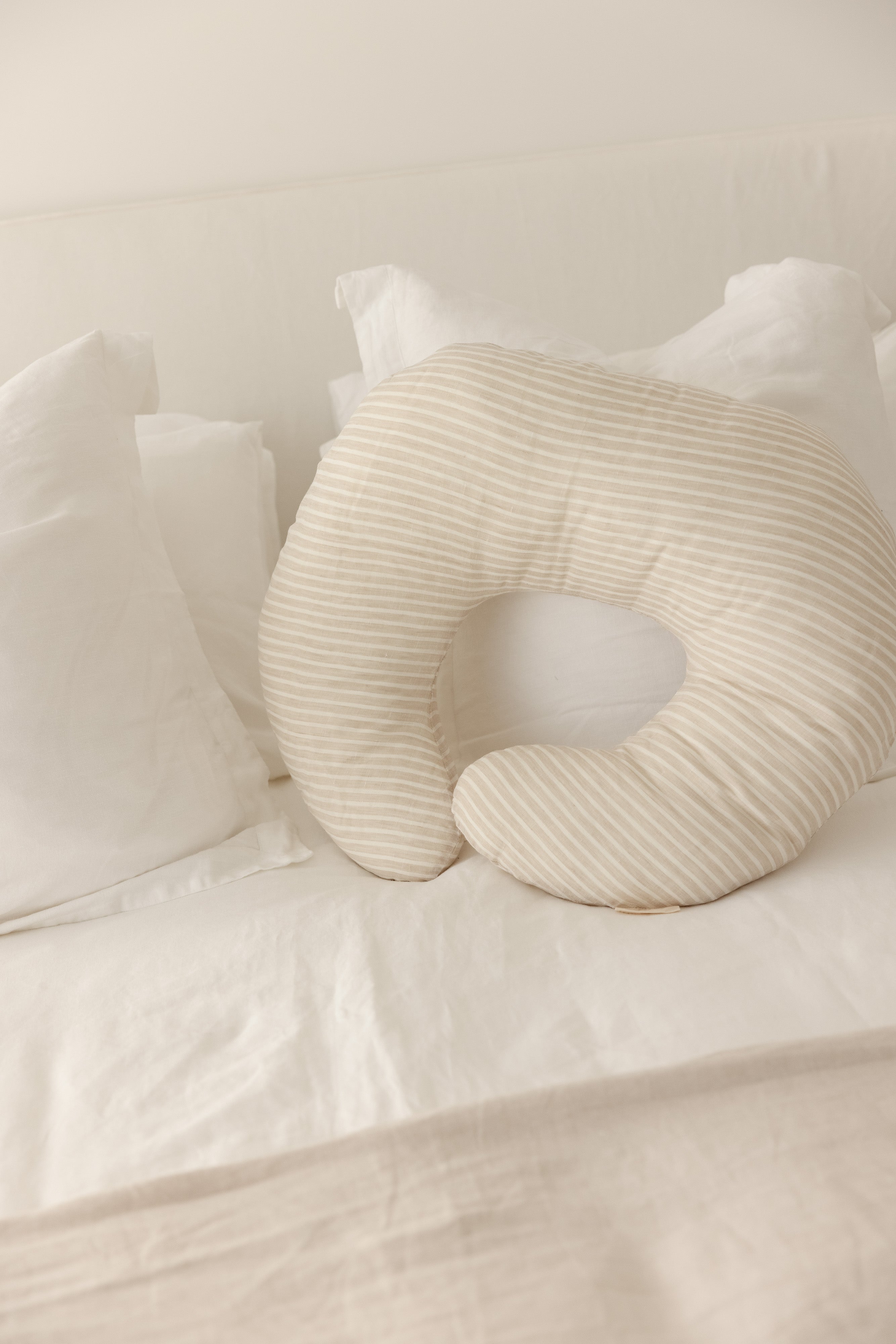 Classic Nursing Pillow & Cover- Stripe