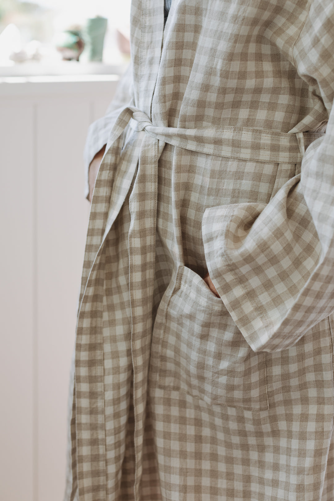 Oat Gingham - Robe
