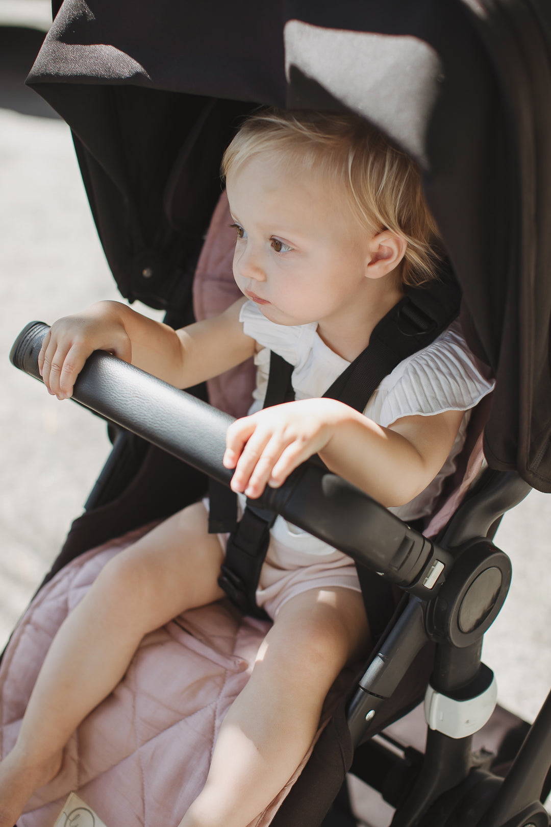 Dusty Rose - Pram Liner