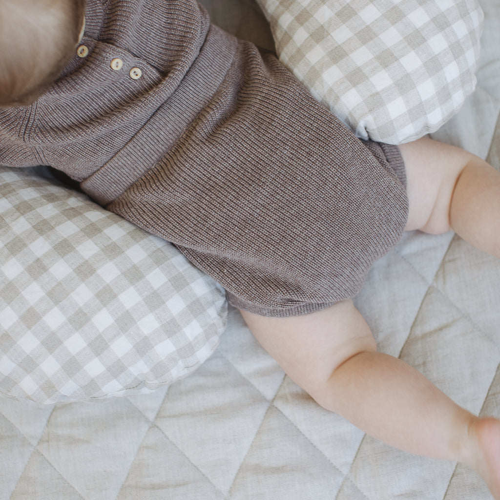 Nursing Pillow & Cover- Gingham